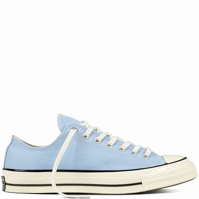 Converse Chuck Taylor All Star '70 Vintage Canvas Low Tops Womens - Blue/Black Shoes (357GVMPZ)